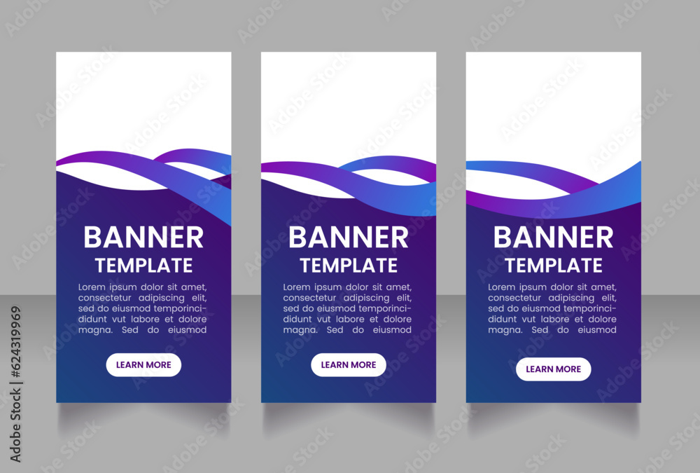 Canvas Prints trade show management service web banner design template. vector flyer with text space. advertising 