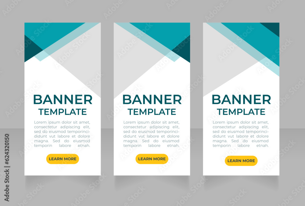 Canvas Prints leadership training program web banner design template. vector flyer with text space. advertising pl