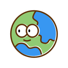 Fototapeta premium &nbsp;Hi I am Earth, Nice To Meet You.