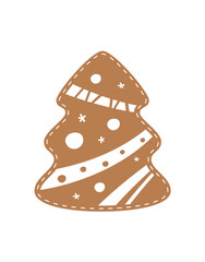 Christmas Tree Vector Illustration