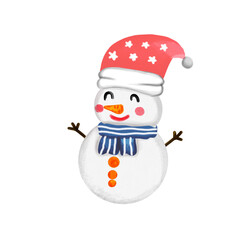 snowman isolated