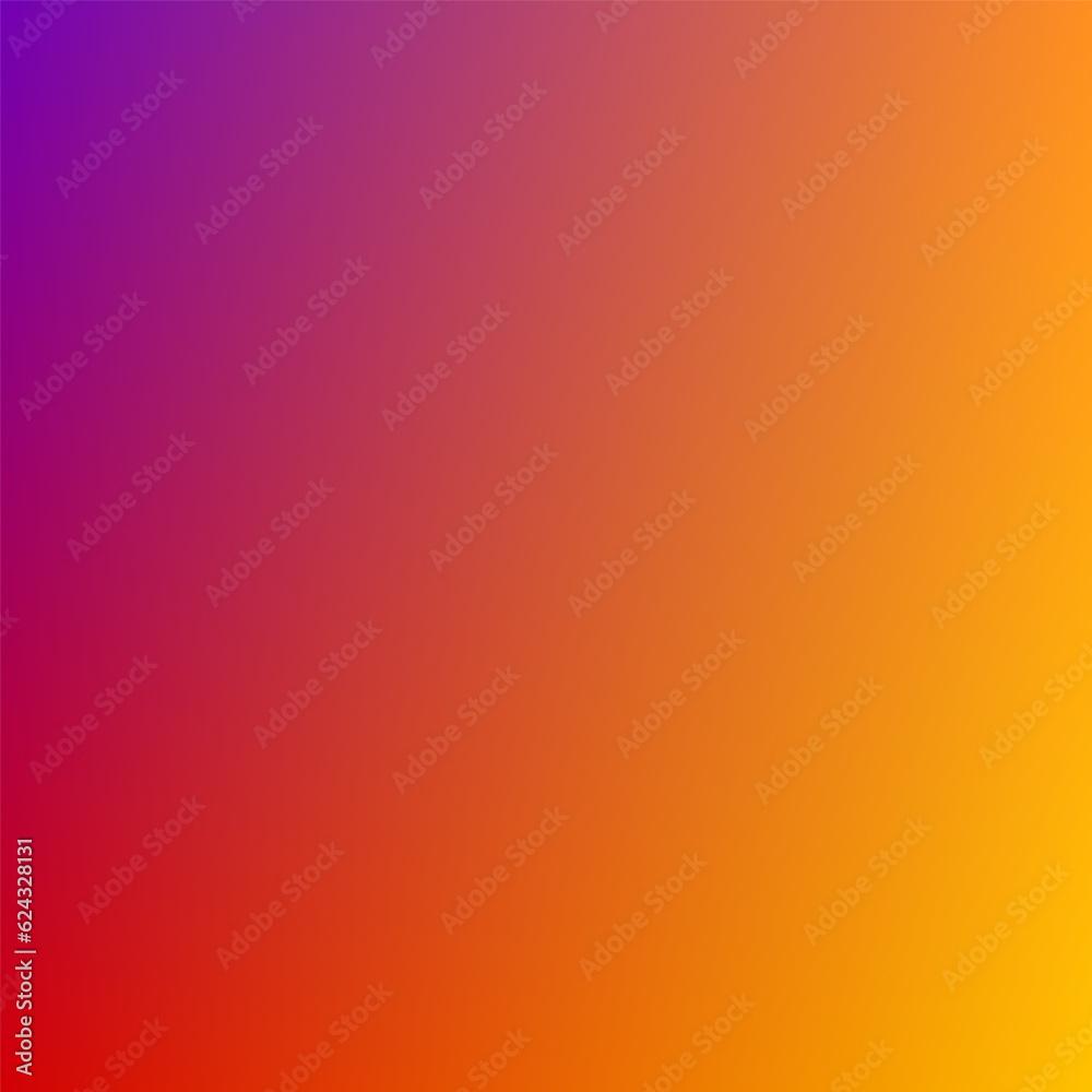 Poster square red and yellow color gradient background template