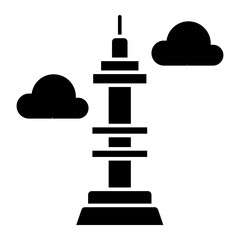 seoul tower icon