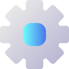 Settings pixel perfect flat gradient two-color ui icon. Software functions setup. Device configuration. Simple filled pictogram. GUI, UX design for mobile application. Vector isolated RGB illustration