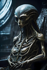 Im&aacute;genes de Alien&iacute;gencas generadas por ordenador.