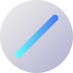 Stop sign pixel perfect flat gradient two-color ui icon. Blocked user. Forbidden. Operation failure. Simple filled pictogram. GUI, UX design for mobile application. Vector isolated RGB illustration