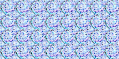 Pastel Psychedelic Kaleidoscope. Seamless. Tie