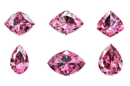 pink diamond gemstone, generative ai
