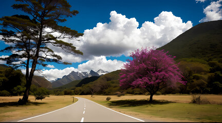 road in the mountains