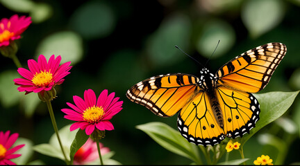 monarch butterfly on flower