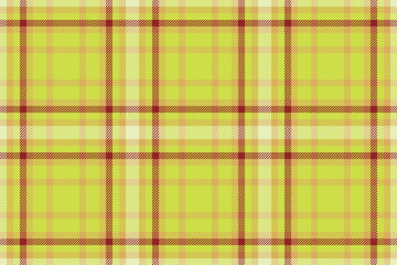 Plaid fabric pattern of background textile check with a texture tartan seamless vector.