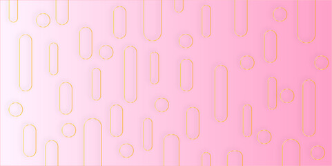 Minimal geometric background. Amazing Vector background abstract shape and line, minimal banner concept.	