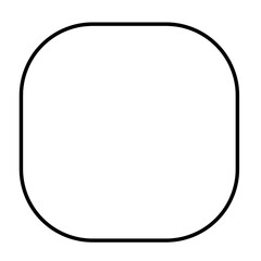 Square shape icon 