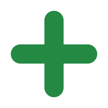 First aid icon or green plus icon 