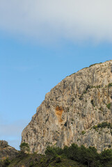 rock in the mountains