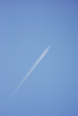 airplane in the sky