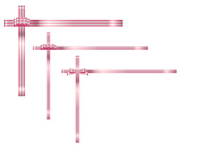 リボン縞024-9縛十