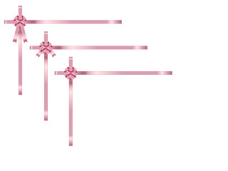 リボン縞027-9花縛十