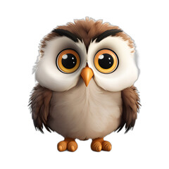 owl on  eagle, Transparent background