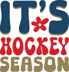 Hockey retro  svg design and eps 