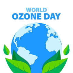International day of preservation of the ozone layer, September 16th. World ozone day concept design. Vector illustration