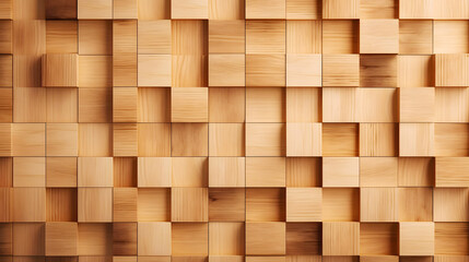Abstract wooden cube. texture background 3D