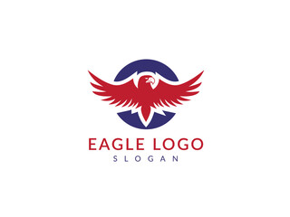 Obraz premium Majestic Eagle Logos red, Captivating Designs for Your Brand