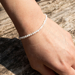 Gemstone beaded bracelet. Energy crystals, healing stone jewelry. Handmade accessories.
Mother of...