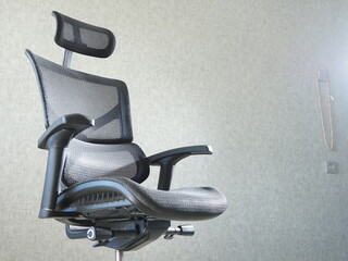 Office chair in modern office interior. Workplace and object concept.