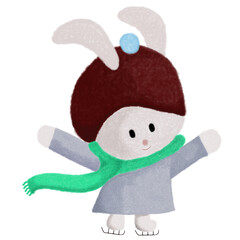 My little rabbit looking flower