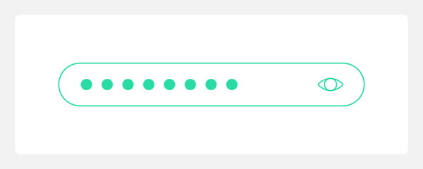 Obraz premium Password accepted UI element template. Editable isolated vector dashboard component. Flat user interface. Visual data presentation. Web design widget for mobile application with light theme