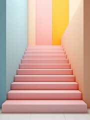 Obraz premium AI-Generated Pastel Prints