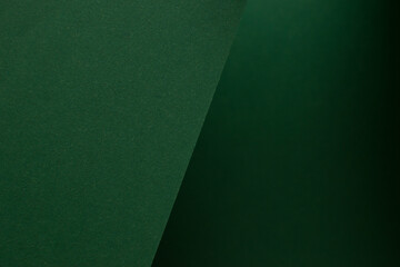 Diagonally divided abstract green background