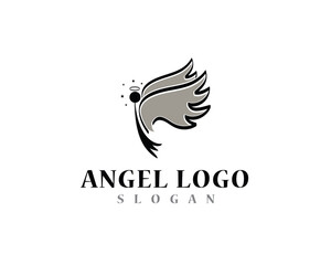 Unique Angel Logo for Business vector and editable