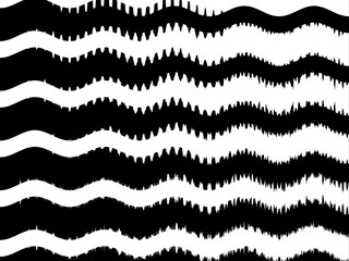 black and white background with waves
