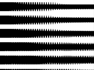 black and white background with waves ang graph