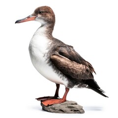 Fototapeta premium Audubons shearwater bird isolated on white. Generative AI