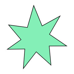 Abstract Star Shape