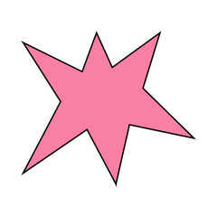 Obraz premium Abstract Star Shape