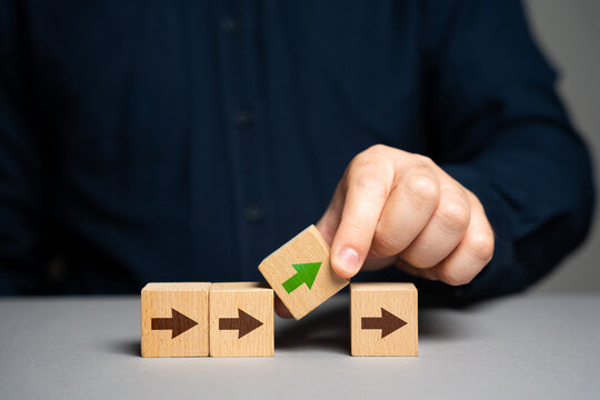 Get out of the paradigm. Change of plans. Come up with an better idea. Insight, inspiration, second breath. Ingenuity and creativity. Choose another way orientation and course of movement.