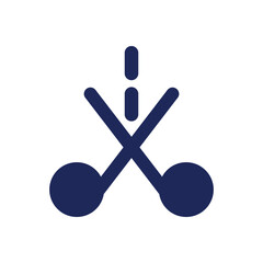 Trim black pixel perfect solid ui icon. Video cutter software. Media player. Online crop tool. Silhouette symbol on white space. Glyph pictogram for web, mobile. Isolated vector image