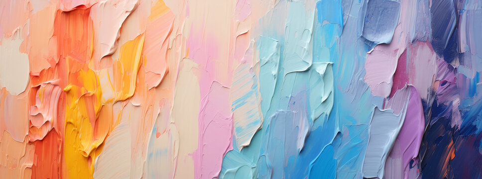 Fond Multicolore Abstrait Avec Textures Impasto. Brosse De Peinture  Acrylique Closeup. Photo stock - Image du contexte, lumière: 250465720