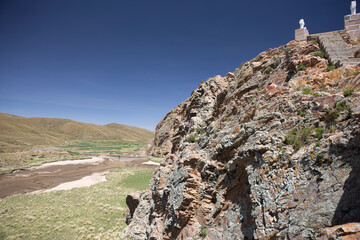 Bolivia Toro Toro Landscape on a sunny winter day
