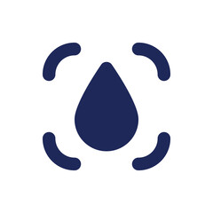 Blur transition black pixel perfect solid ui icon. Video effect. Editing tool. Post-production. Silhouette symbol on white space. Glyph pictogram for web, mobile. Isolated vector image