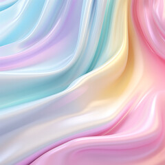 Fototapeta premium background silk texture, smooth lines, pastel colors, Al Generation