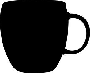 Tea Silhouette Cup Illustration Vector