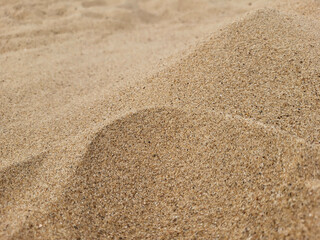 Fototapeta na wymiar Background of sand dunes. Sand on the beach.