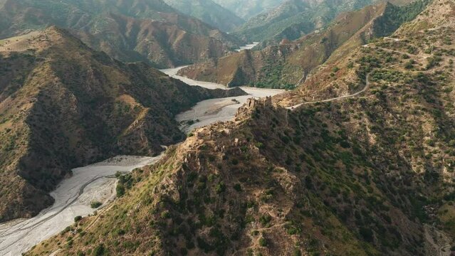 Giant canyon in the Calabrian mountains