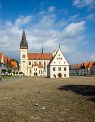St. Egidius Basilica in Bardejov, UNESCO site, Slovakia