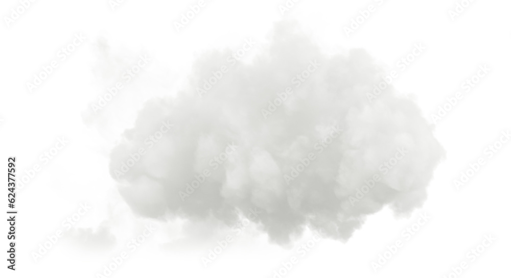 Poster isolated pure clouds stratosphere weather on transparent backgrounds 3d render png